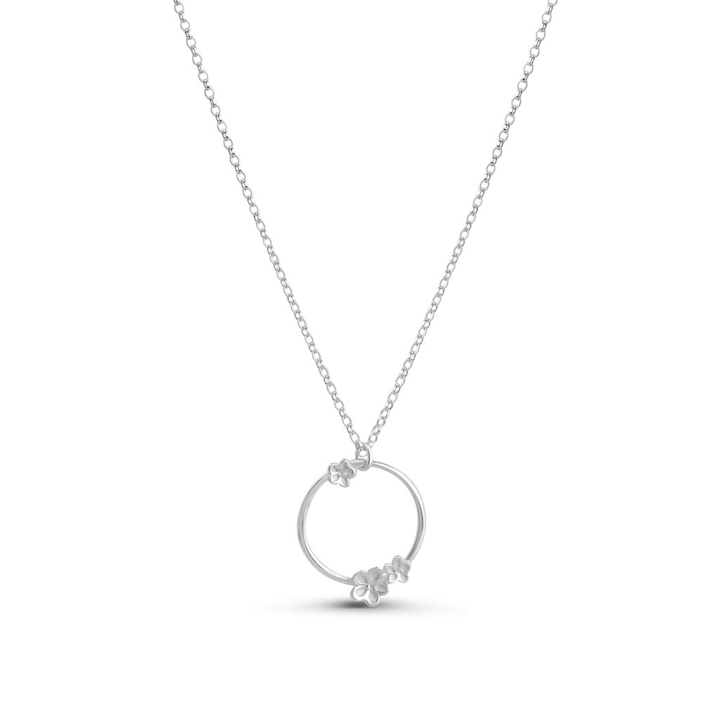 Blossom Necklace – Smooth Hoop